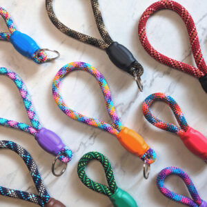 Custom Color Rope Keychain, Paracord Wristlet / Key Fob