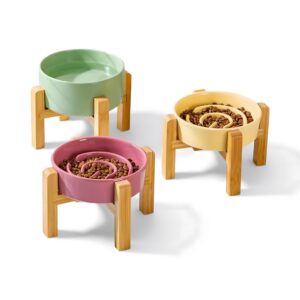 Ceramic Pet Slow-Feeder Bowl — Anti-Choking, Anti-Gulp Design for Dogs & Cats