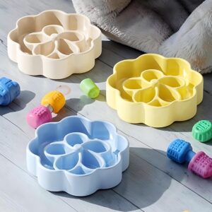 Ceramic Slow Feeder Pet Bowl | Anti-Choking Raised Dog Cat Food Dish
