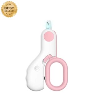 LED Pet Nail Clipper Cat Dog Claw Trimmer Safety Lock Puppy Kitten Nail Cutter Grooming Tool