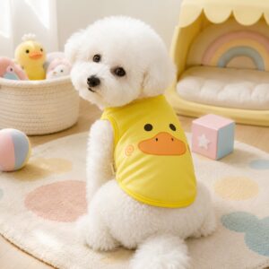 Yellow Duck Dog Shirt - Cute Pet Tank Top